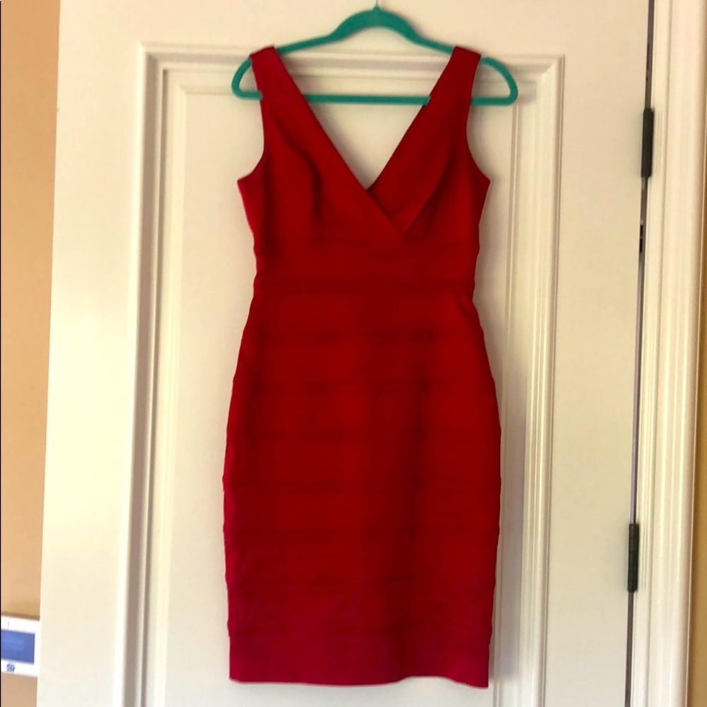 Calvin Klein red dress size 4